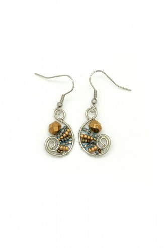 Tiny Paisley Drop Earrings Tiny Paisley Drop Earrings